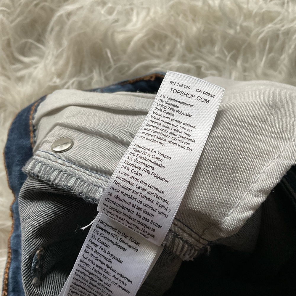 Topshop Jamie High Rise Skinny‎ Ankle Jeans - Picture 8 of 8